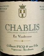 0 Picq Chablis Vaudecorse (750)