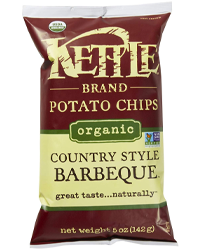 Kettle Brand - Organic B.B.Q. Potato Chips, 5 Oz