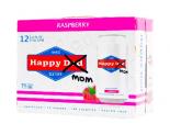 0 Happy Mom Raspberry 12pk Cn (221)