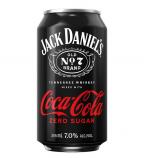 0 Jack Daniels & Coke Zero 4 Pack Cans (414)